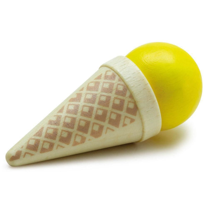 ice cream cone, vanilla