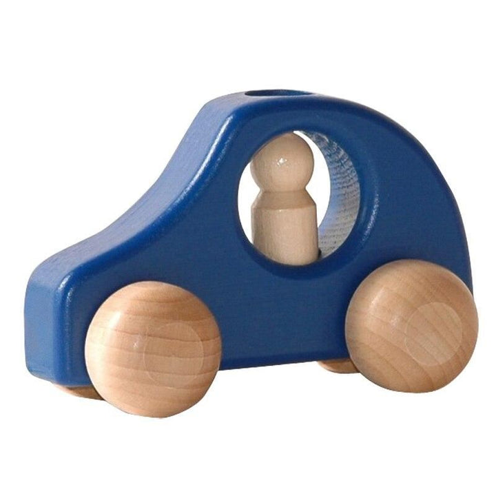 Konrad Keller blue push car with peg person