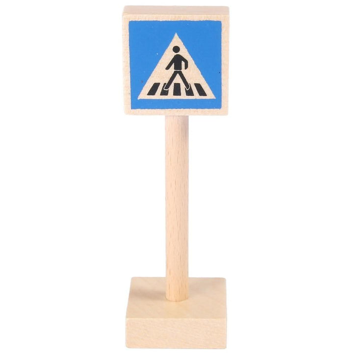 pedestrian crossing sign