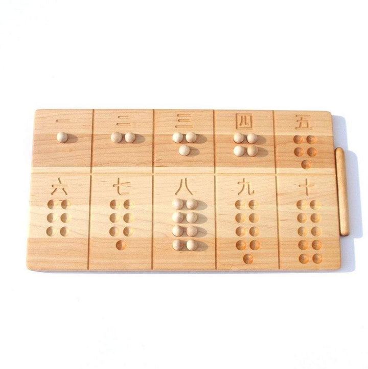 Chinese reversible 1-10 board