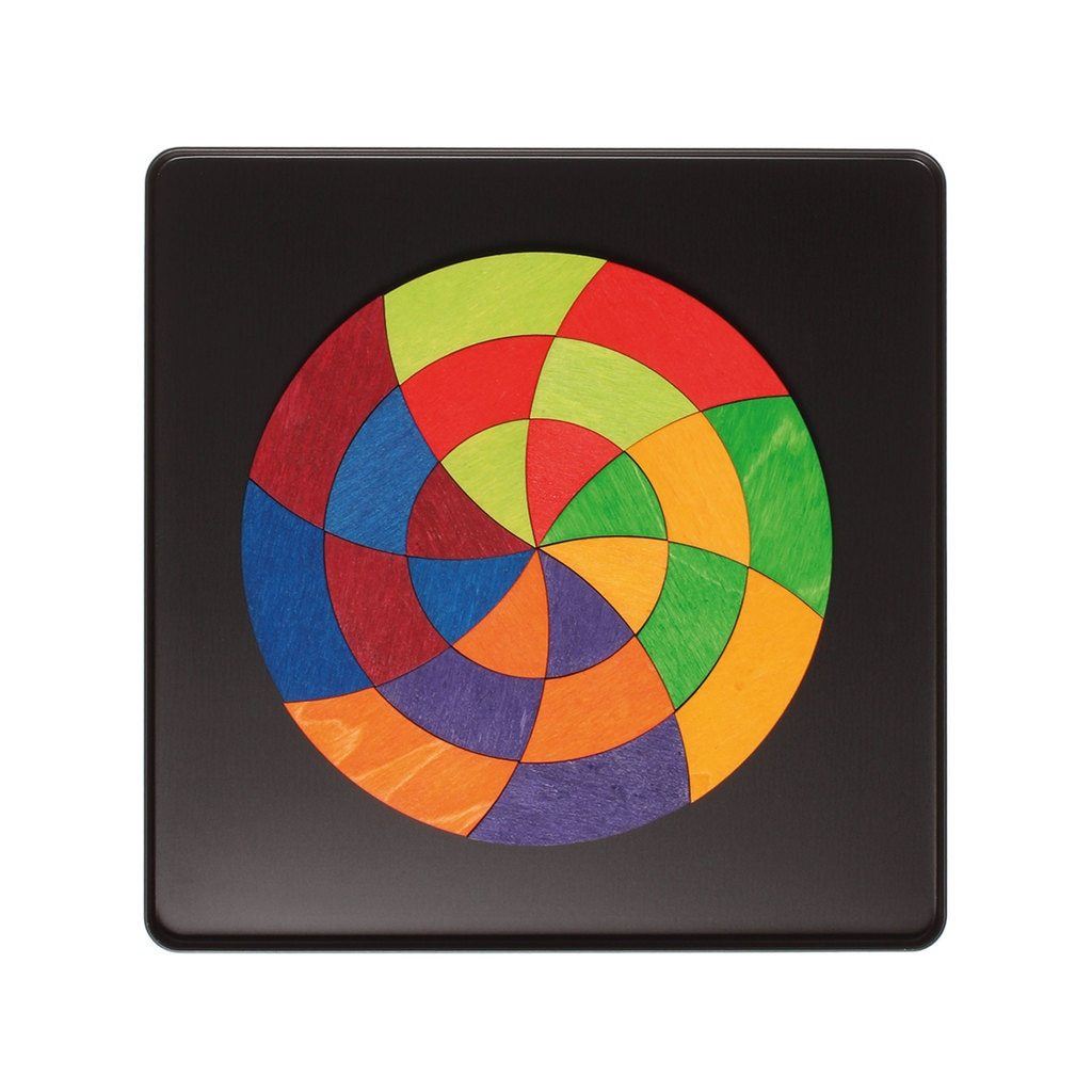 Goethe's colour circle magnetic puzzle