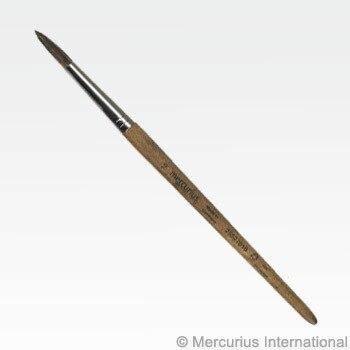 paint brush, pointed round tip, ox hair