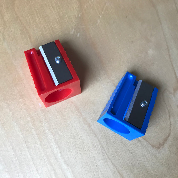 Sharpener for triangular Pencils and Wax Crayons