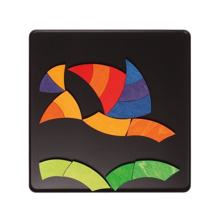 Goethe's colour circle magnetic puzzle