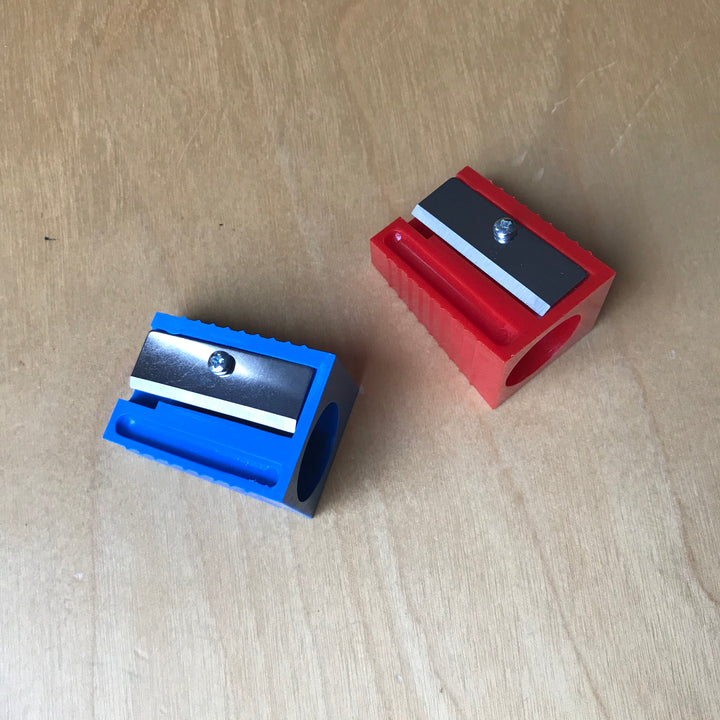 Sharpener for triangular Pencils and Wax Crayons