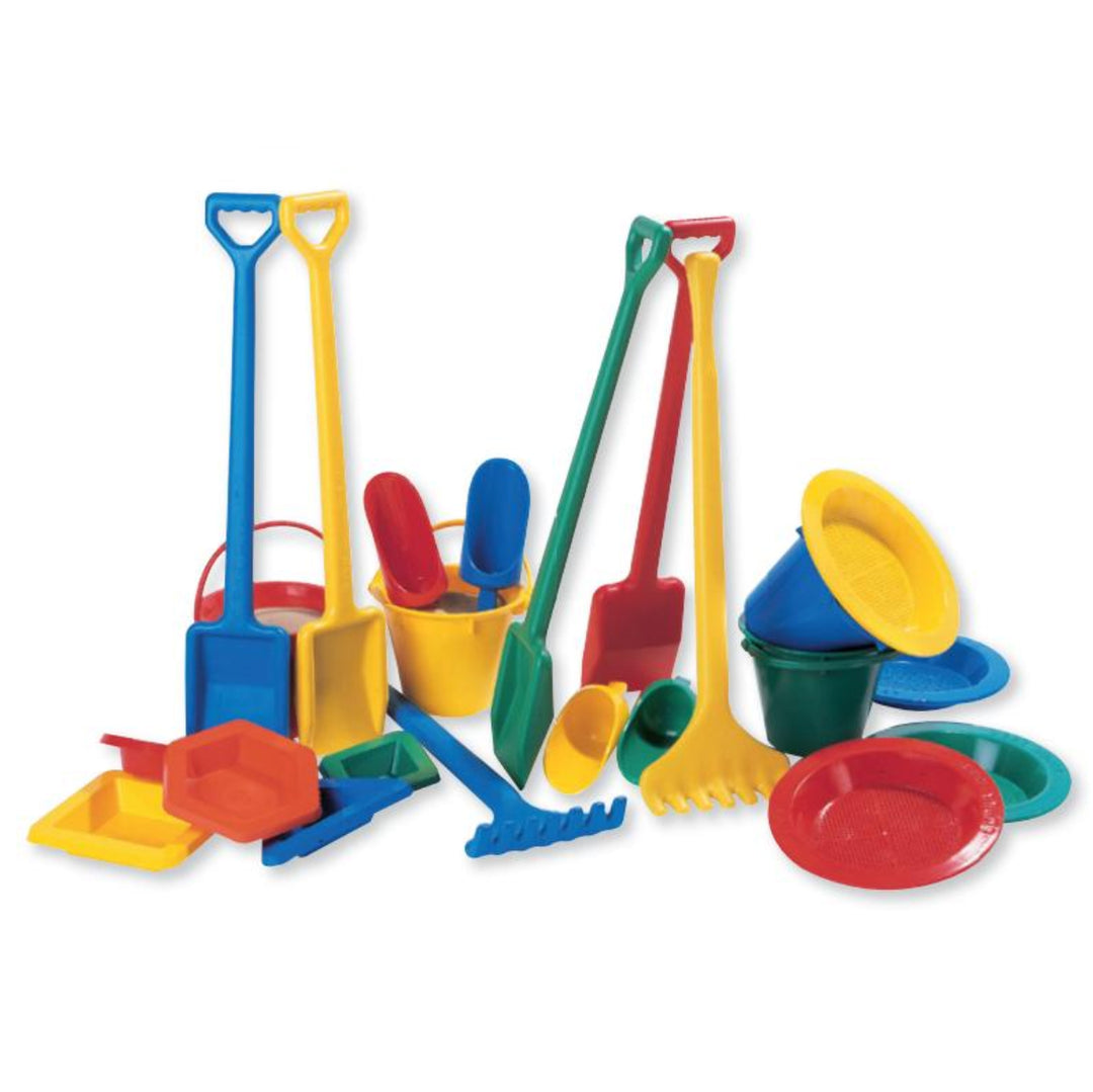 Rolf sand play sieve, blue