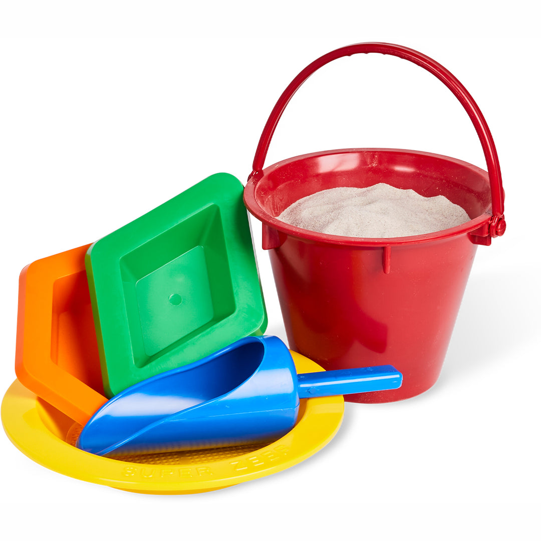 Rolf sand play bucket, red