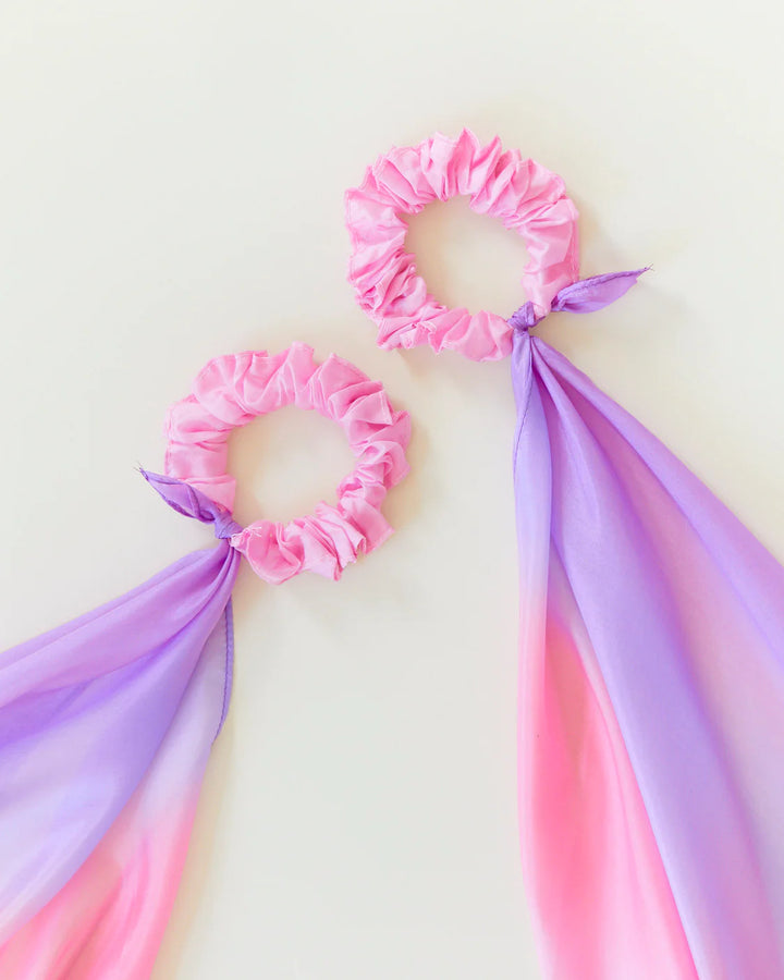 Sarah's Silks blossom wrist streamers