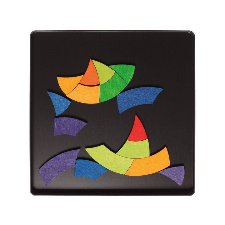 Goethe's colour circle magnetic puzzle