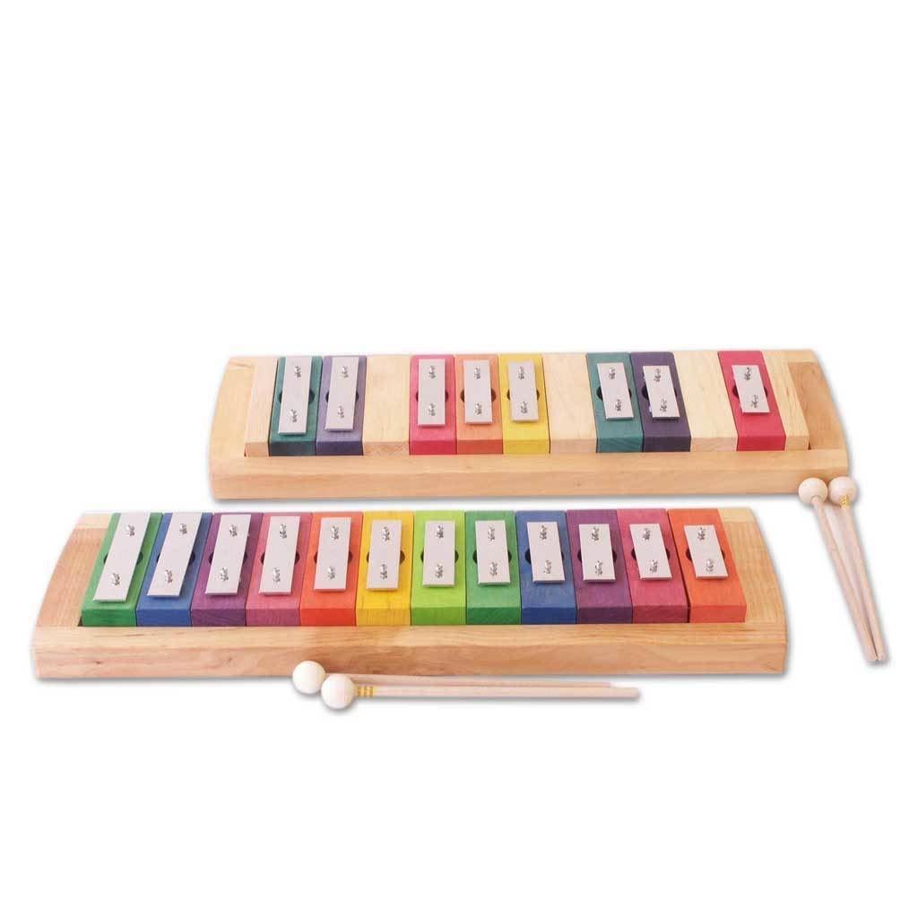 note spacing block for rainbow glockenspiels