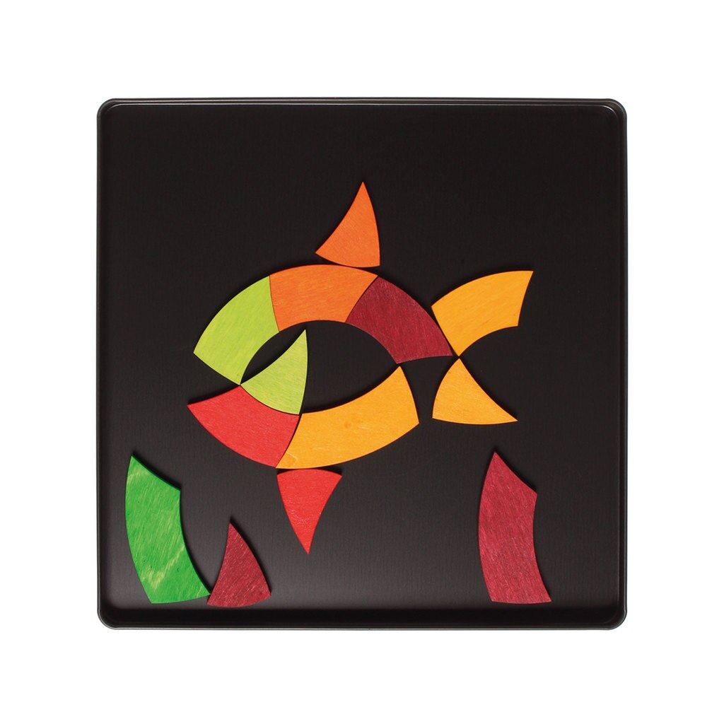 Goethe's colour circle magnetic puzzle