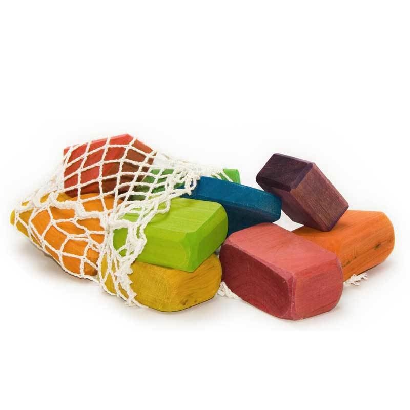 Waldorf colourful blocks, 20 pc