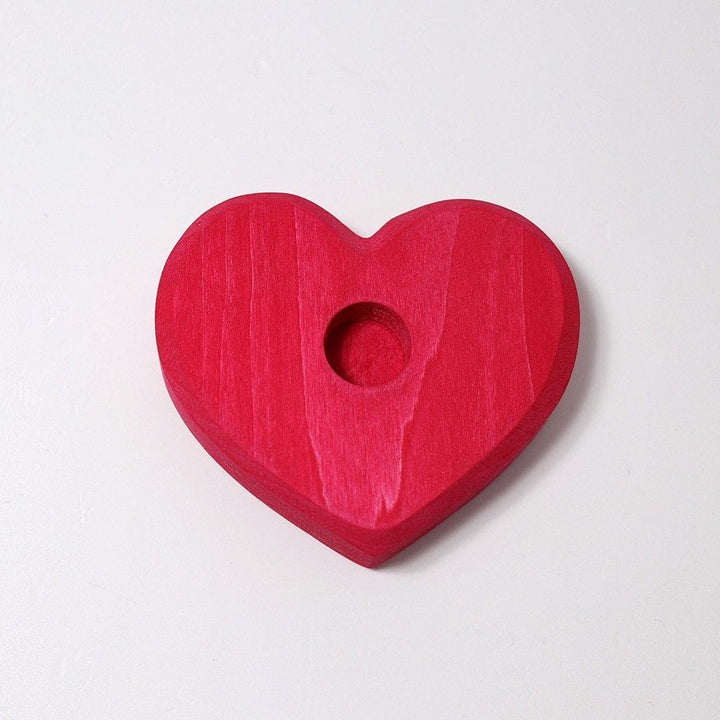 Grimm’s small red heart ornament base