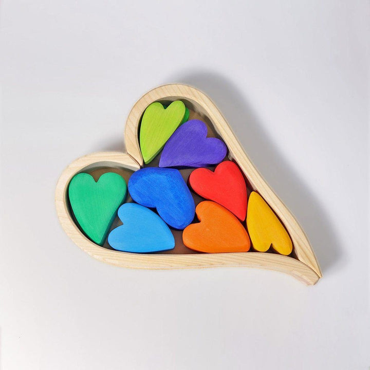 Grimm's rainbow hearts set