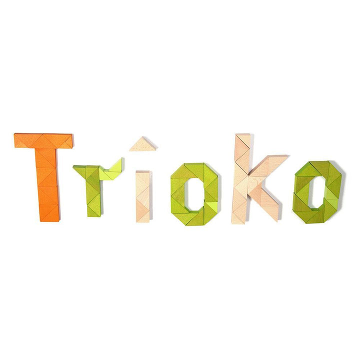 Trioko tangrams wooden triangles