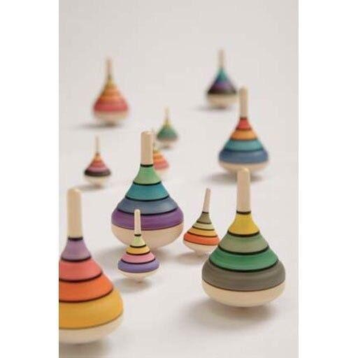 Harlequin spinning top