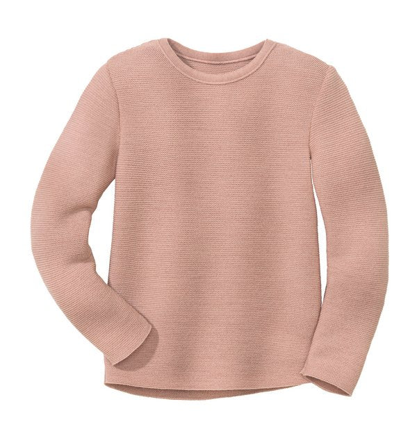 Disana organic merino left-knit sweater