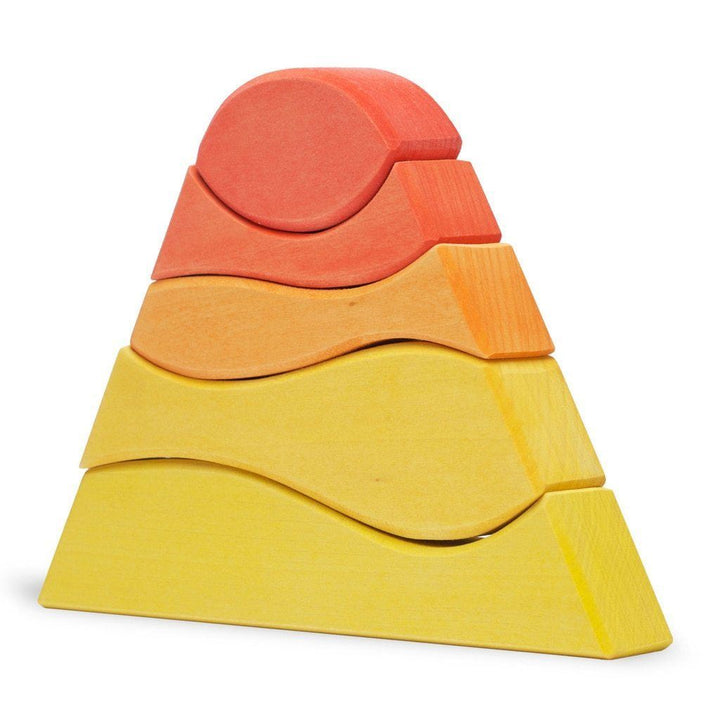 Ocamora Mountain, red-orange-yellow