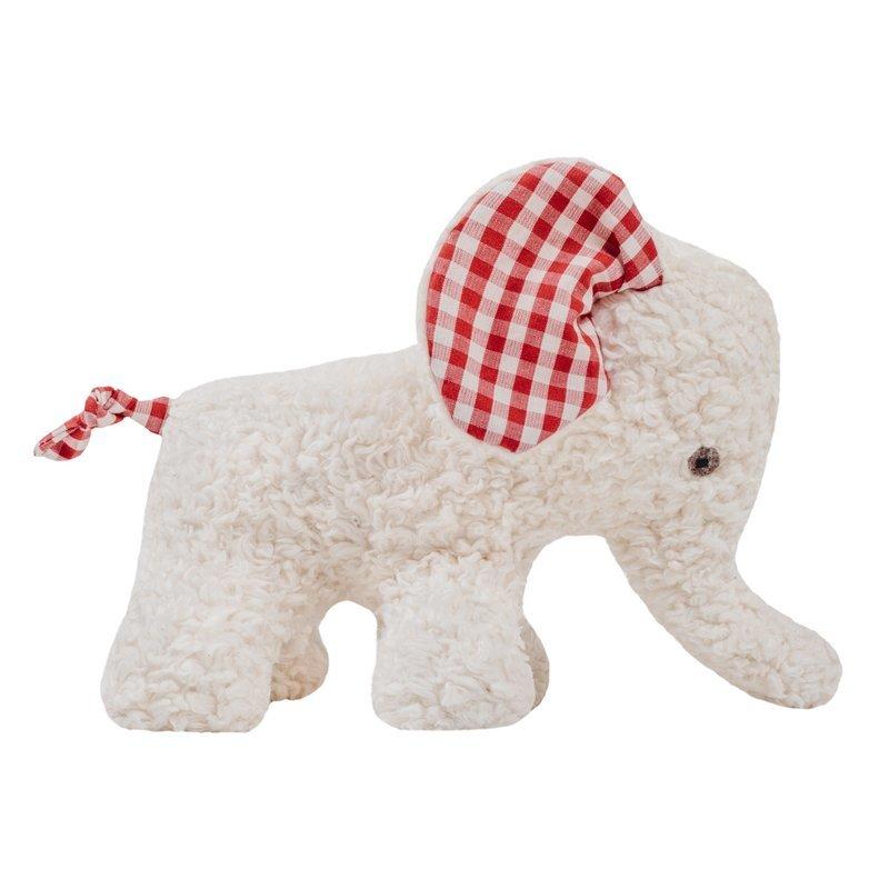 organic cotton & wool cuddly elephant