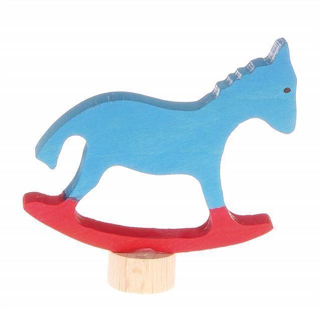 rocking horse ornament for birthday ring