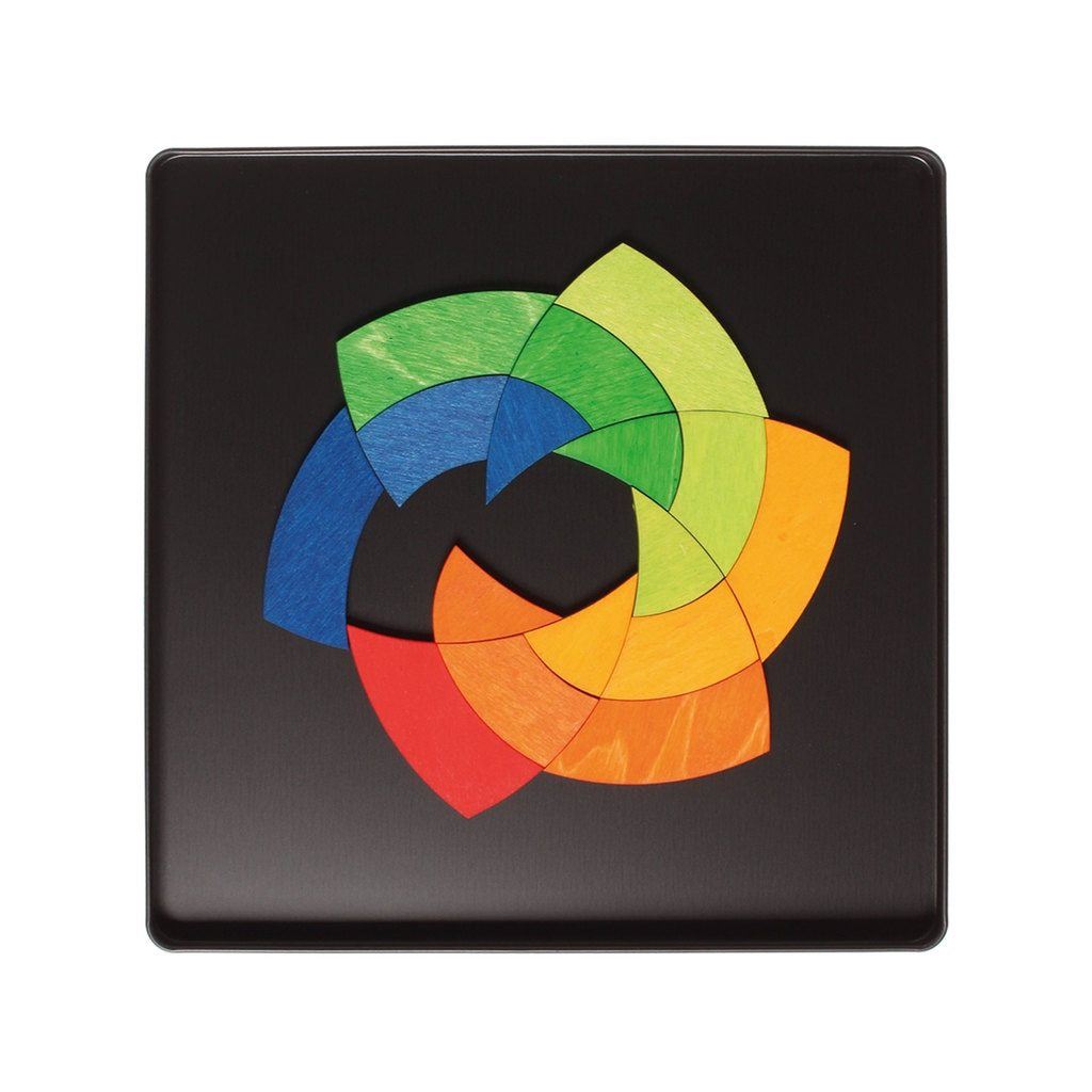 Goethe's colour circle magnetic puzzle