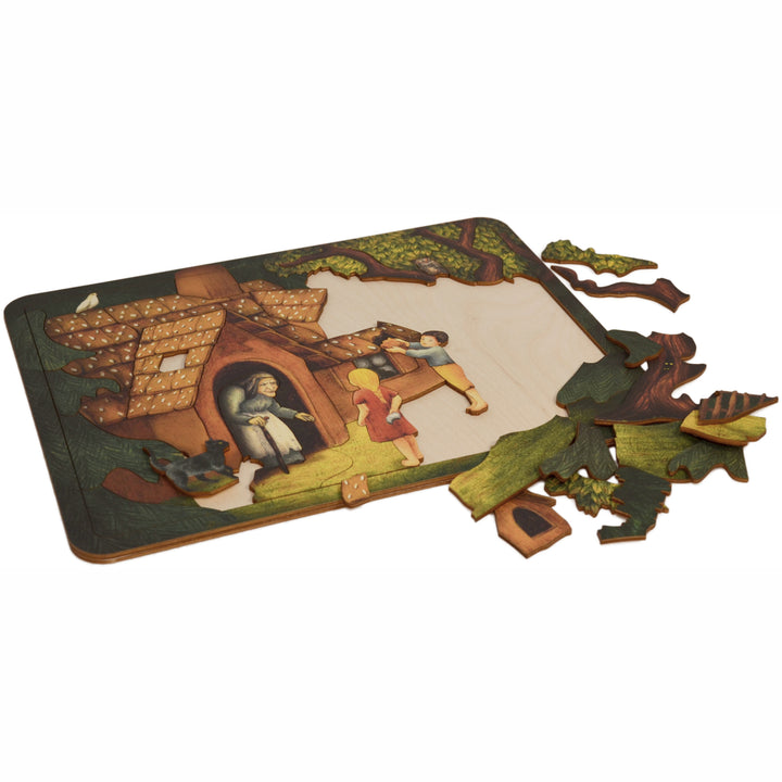 Hänsel and Gretel wooden puzzle