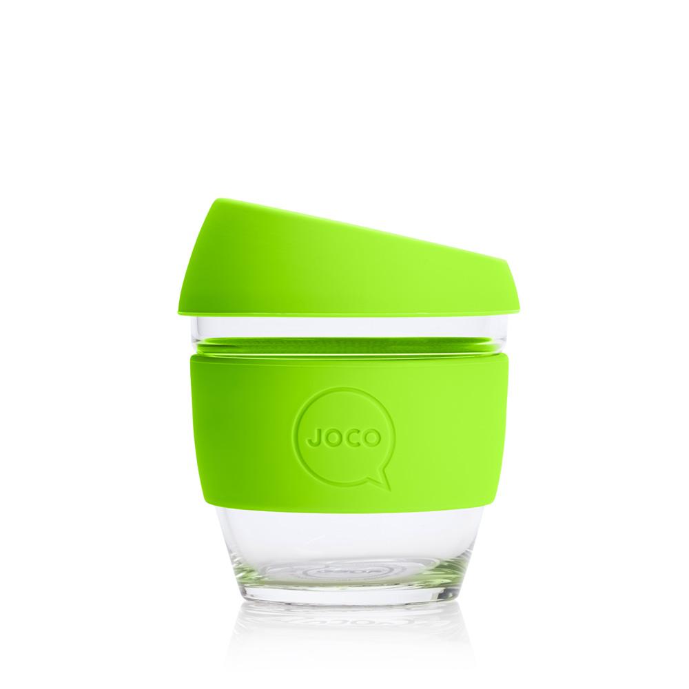 JOCO reusable glass cup, 8 oz