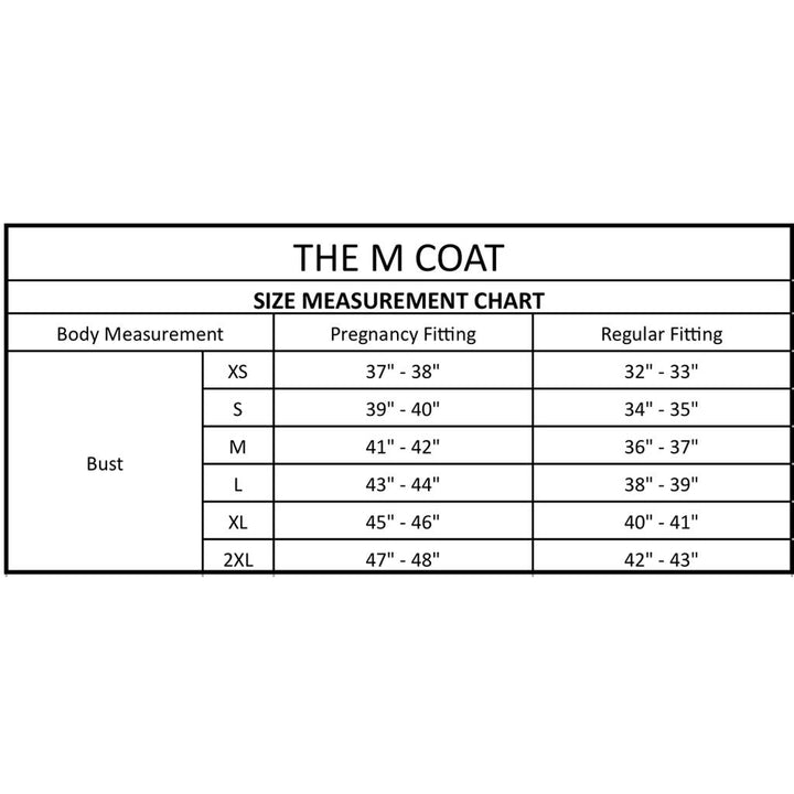 the m-coat maternity jacket